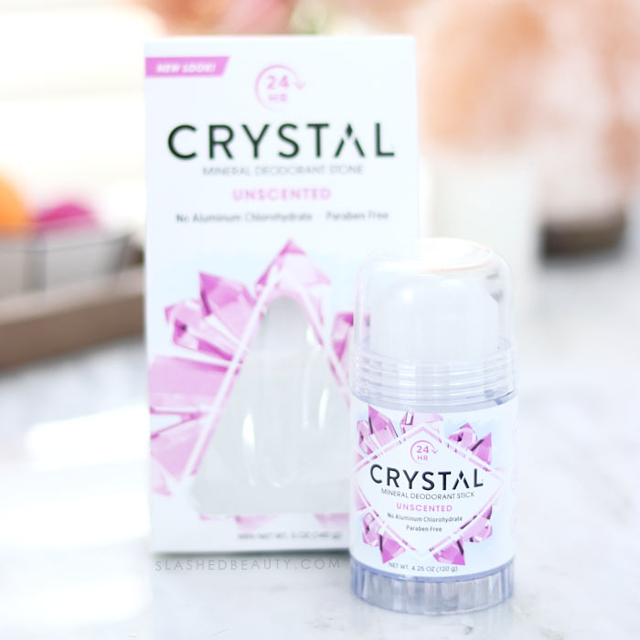 Crystal Mineral Deodorant Stone Review | Natural Deodorant that Works | Slashed Beauty