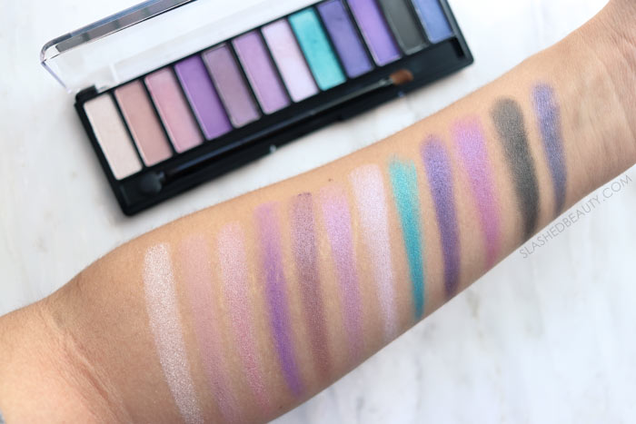 Review and Swatches of new Rimmel Magnif'eyes Eyeshadow Palettes in Crimson, Electric Violet and Jewel Rocks | Slashed Beauty