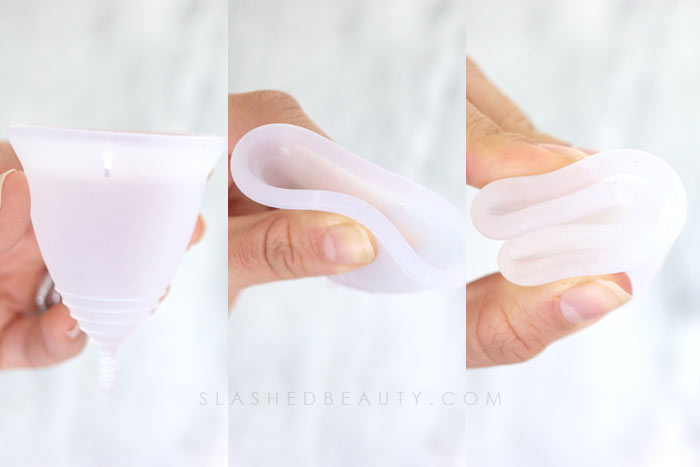 Menstrual Cup C Fold, U Fold | Beginner’s Menstrual Cup FAQ: How to Use Menstrual Cups, Menstrual Cup Folds & Tips | Slashed Beauty