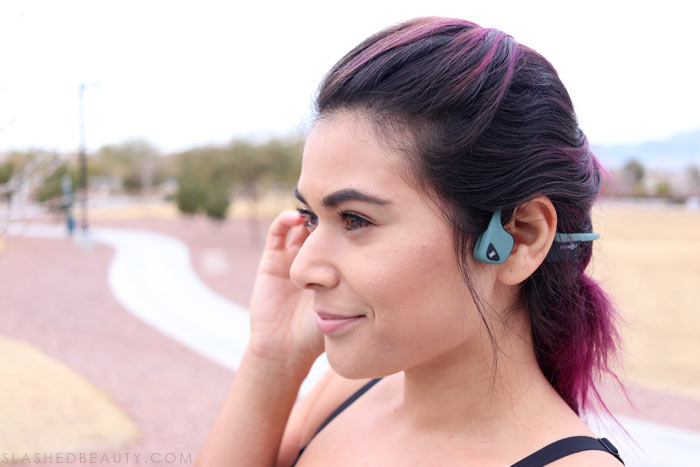 5 Products to Jump Start your Fitness Resolutions | Products to Help you Get Active | AfterShokz Trekz Open-Ear Headphones Review | Slashed Beauty