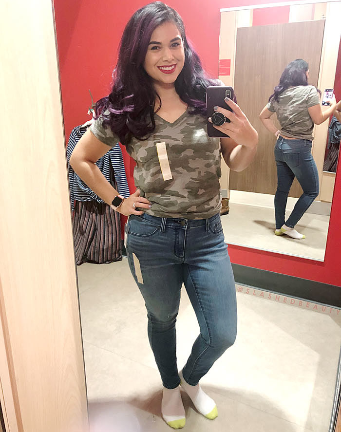 Review of Target Universal Thread Jeans with Dressing Room Try On Photos | Size 8 | Slashed Beauty