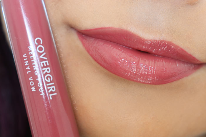 Covergirl Melting Pout Vinyl Vow Lipgloss Review and Lip Swatches : Kiss Kiss | Slashed Beauty