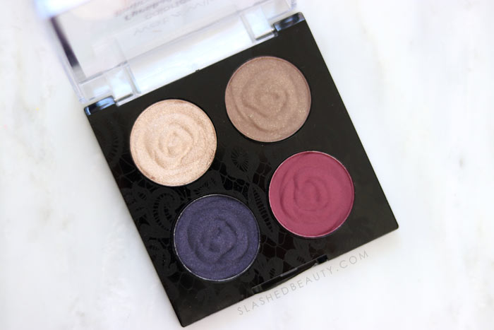 REVIEW & SWATCHES: wet n wild Rebel Rose Eyeshadow Quads | Slashed Beauty