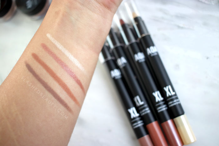 AOA XL Shadow Sticks Review & Swatches | Shop Miss A Haul & Review of AOA Studio Makeup Spring 2019 | Slashed Beauty