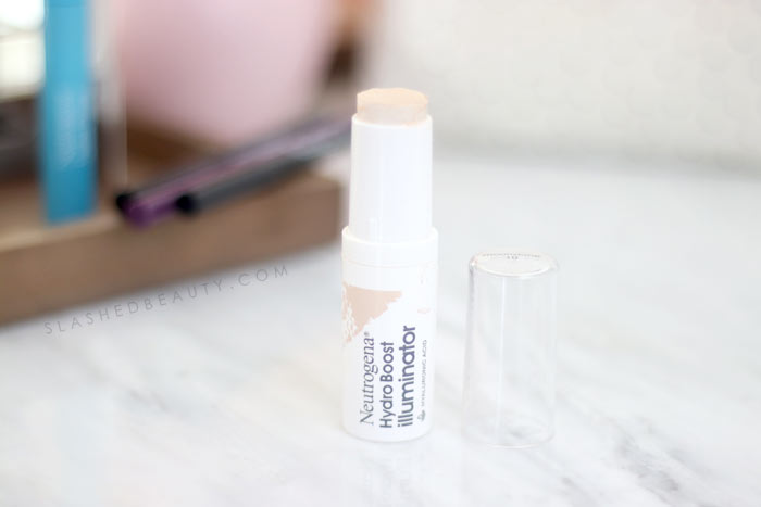 New Drugstore Makeup from Neutrogena: Hydro Boost Illuminator Stick Review & Swatches | Slashed Beauty