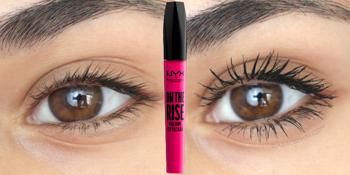 Best Budget-Friendly Mascaras | NYX On The Rise Volume Mascara Review & Before and After Application Photo | Slashed Beauty