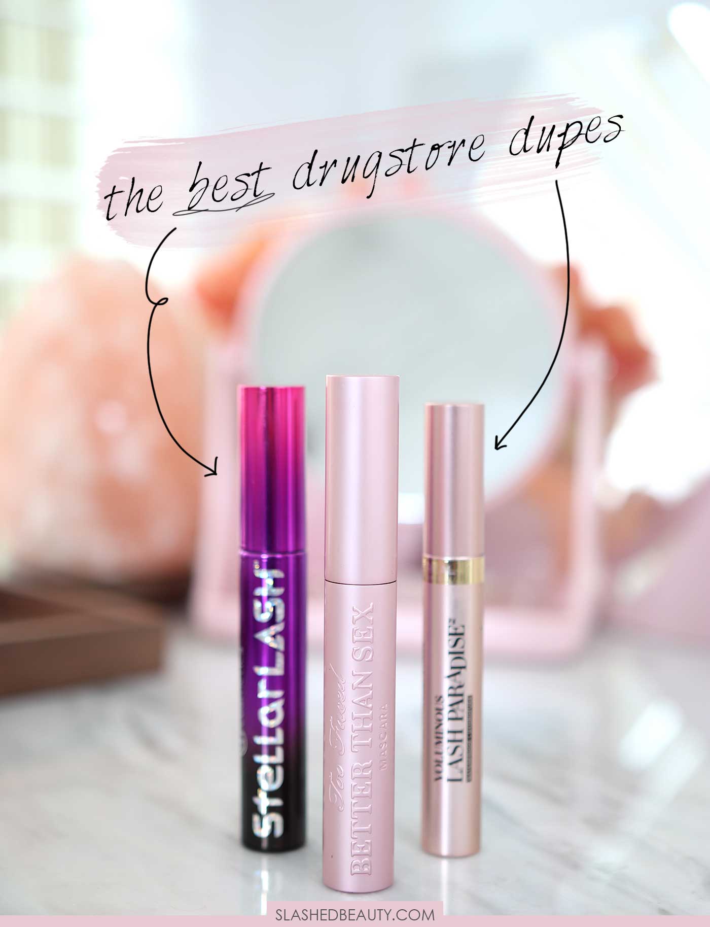 Two Drugstore Dupes for Too Faced Better Than Sex Mascara Better Than Sex M...