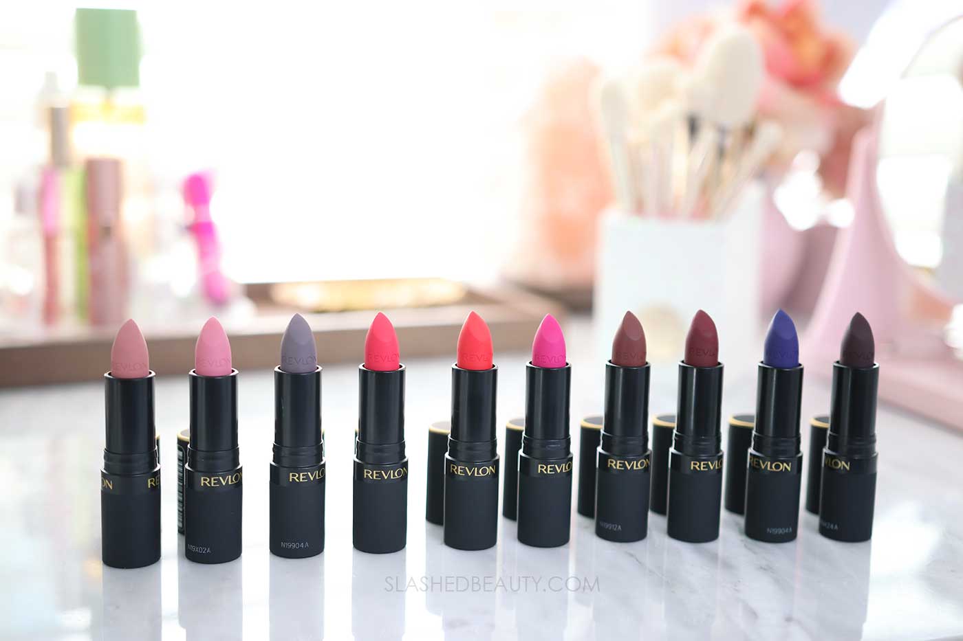 Revlon Super Lustrous The Luscious Mattes Lipstick Review | Comfortable Drugstore Matte Lipstick | Slashed Beauty