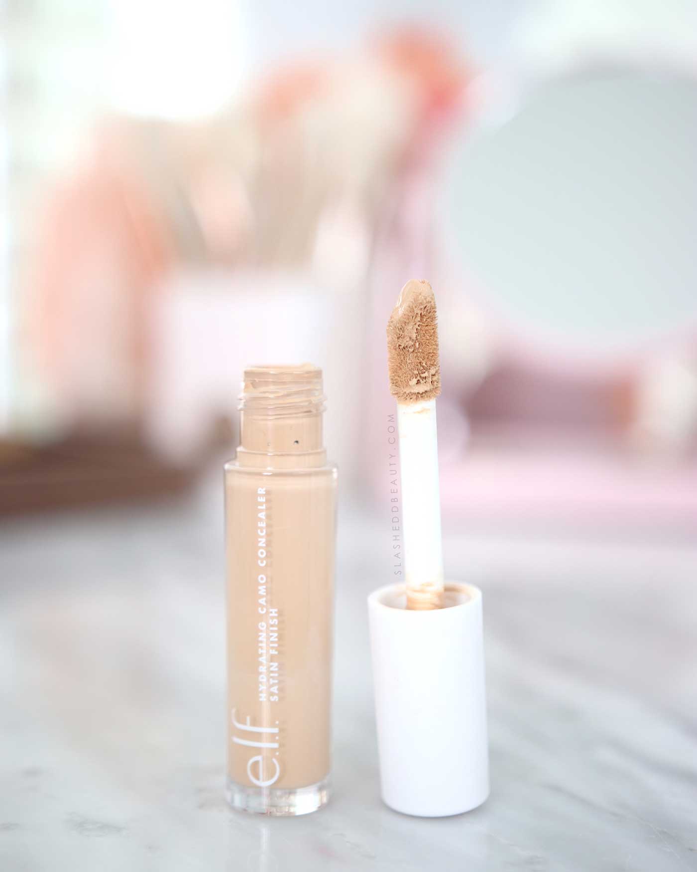e.l.f. Hydrating Camo Concealer Review & Swatches | e.l.f. Camo Concealer Comparison New vs Old | Slashed Beauty