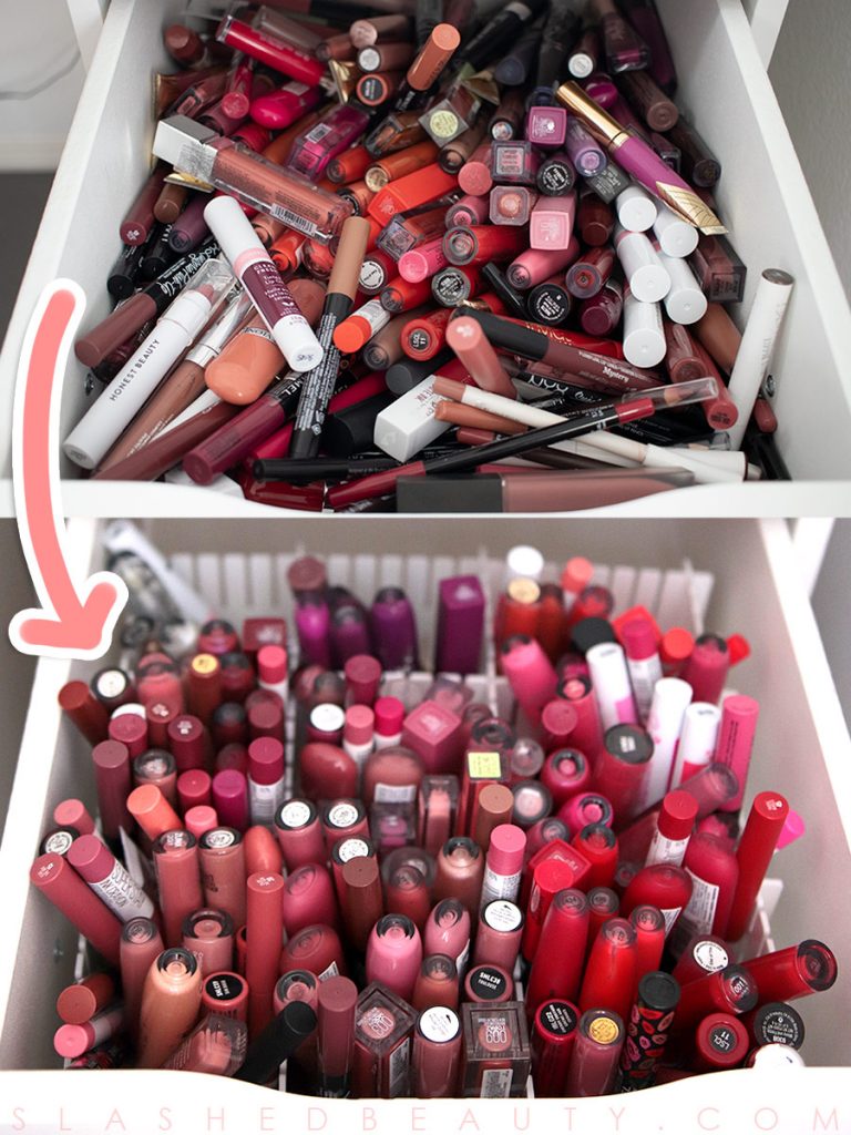 Best Cheap Lipstick Drawer Organization
