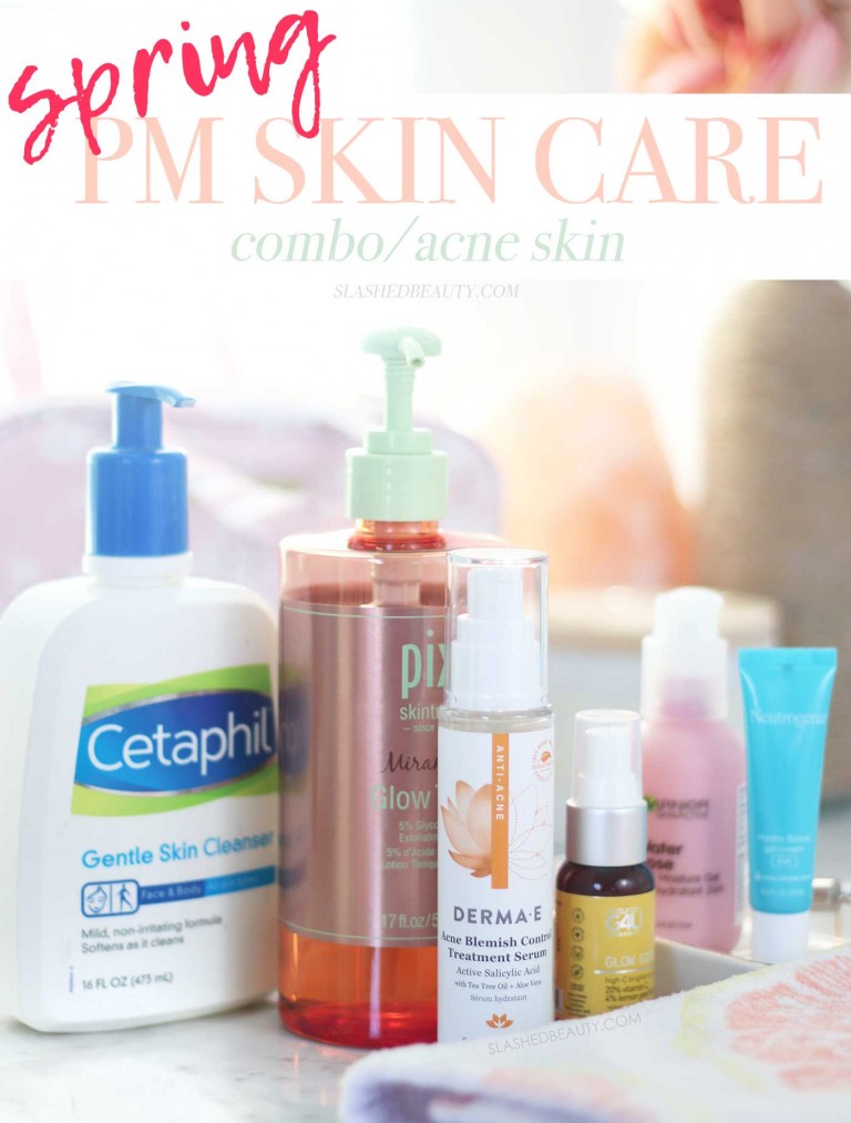 Drugstore Combo & Acne Skin Care Routine for Spring