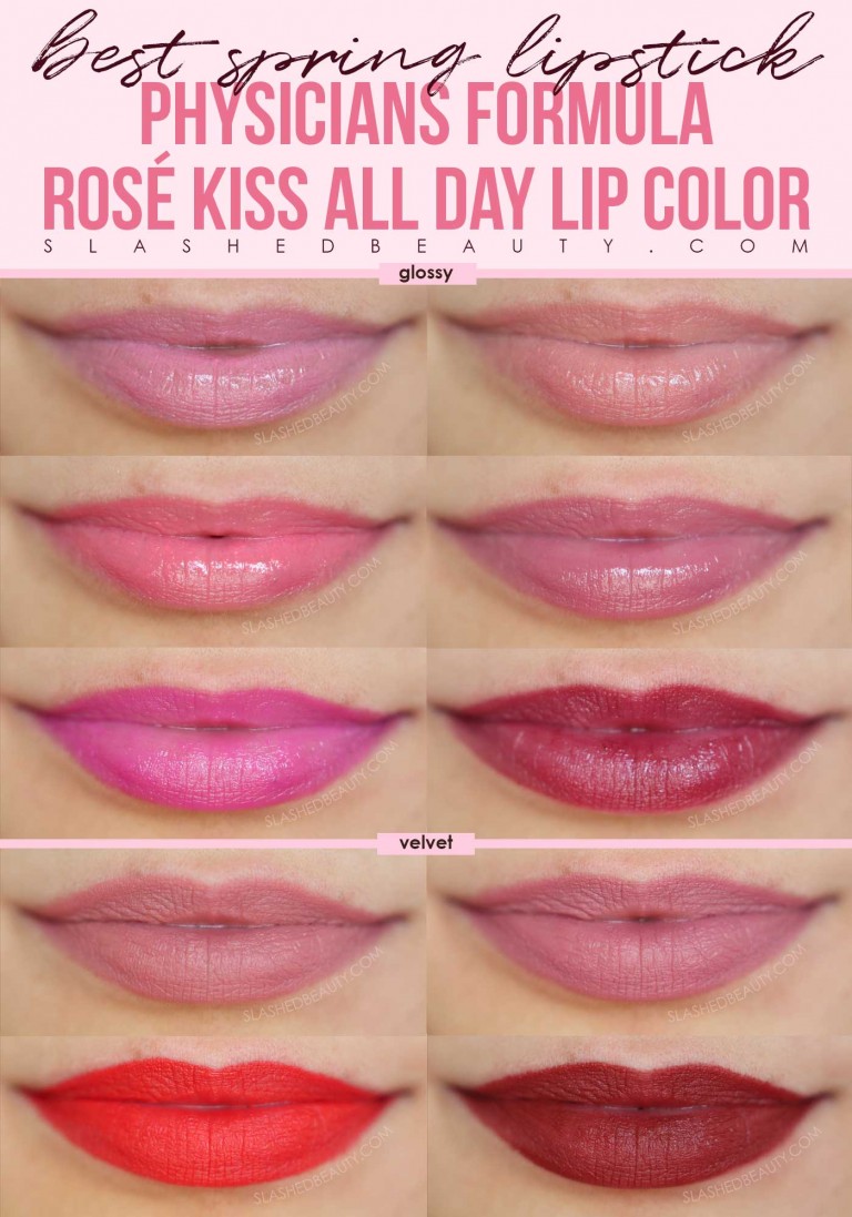 Physicians Formula Rosé Kiss All Day Lip Color Review