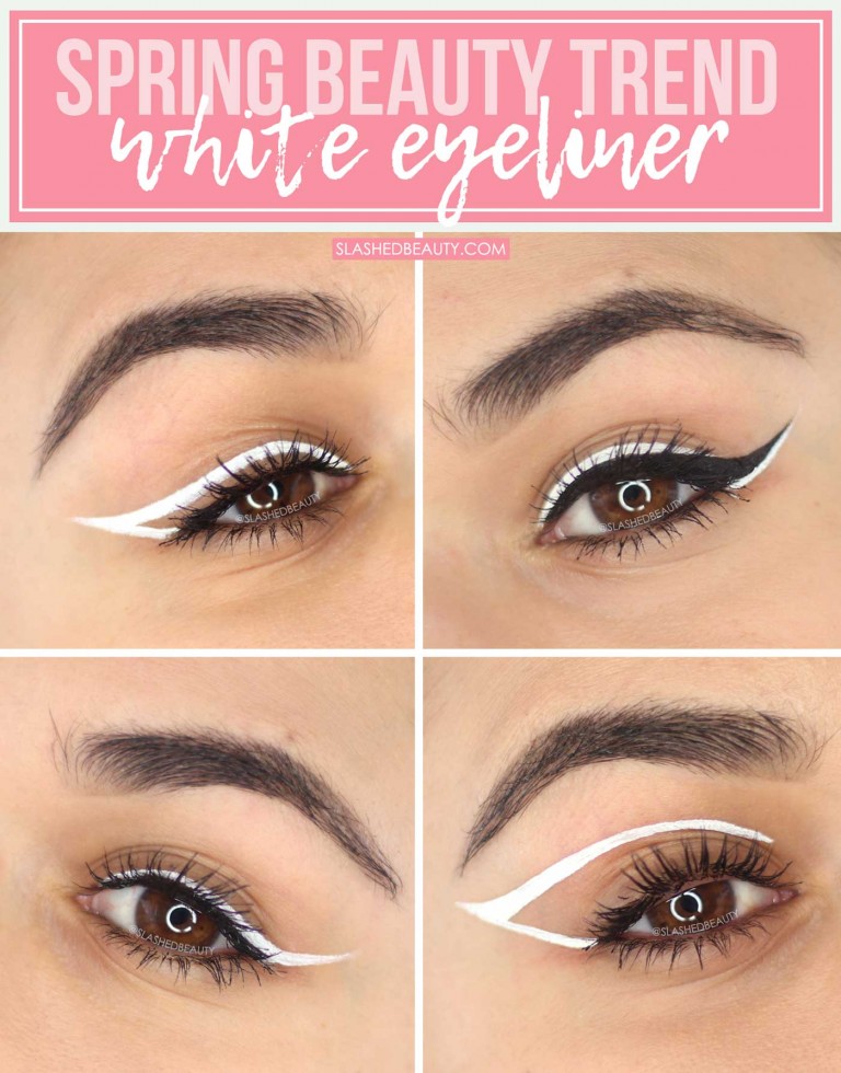 How to Wear White Eyeliner Looks for Spring
