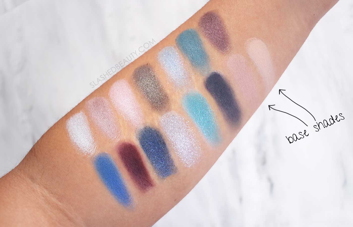 Hard Candy Santorini Nights Palette Swatches | Blue Drugstore Eyeshadow Palette | Slashed Beauty