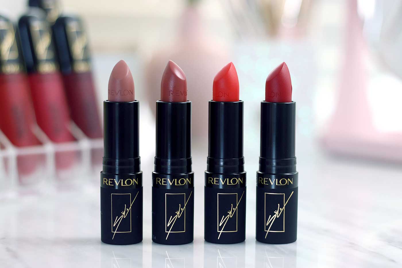 Revlon x Sofia Carson Super Lustrous The Luscious Matte Lipsticks Review and Swatches | Slashed Beauty