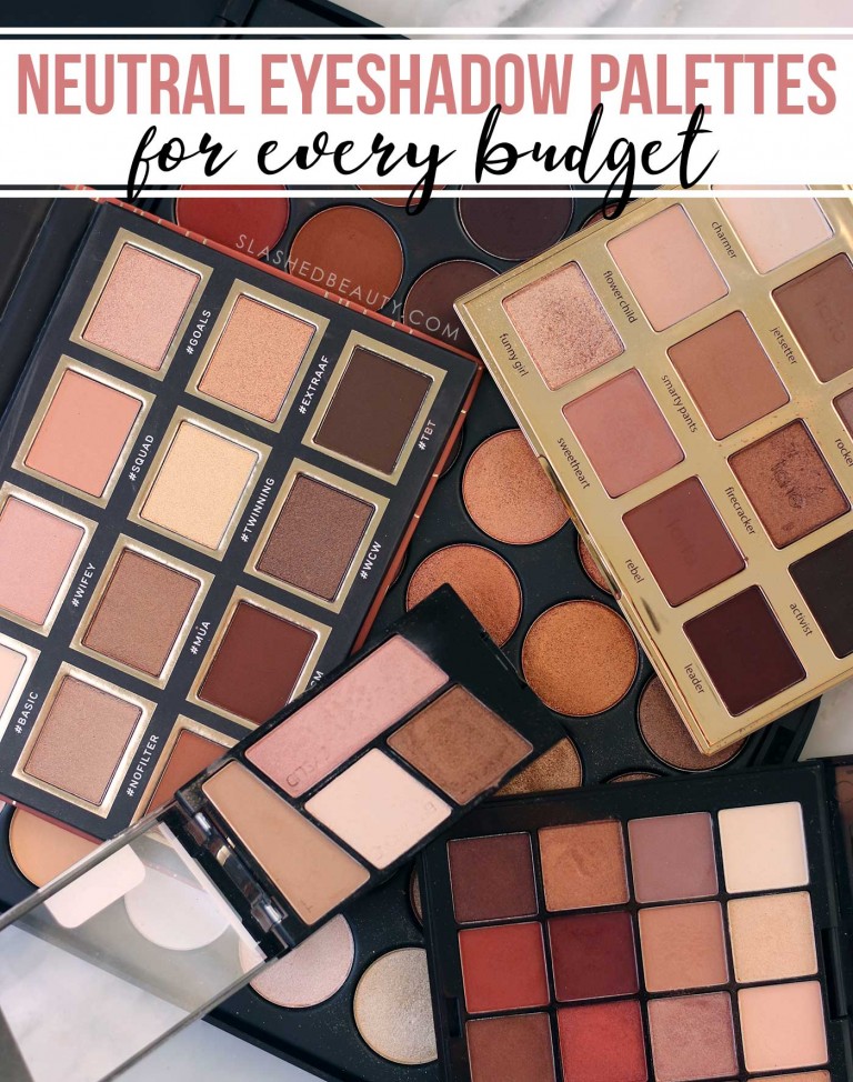 5 Neutral Eyeshadow Palettes for Every Budget