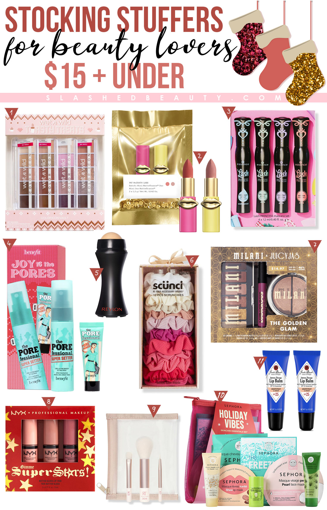 11 Beauty Stocking Stuffers $15 and Under | Holiday Beauty Gift Ideas 2021 | Slashed Beauty