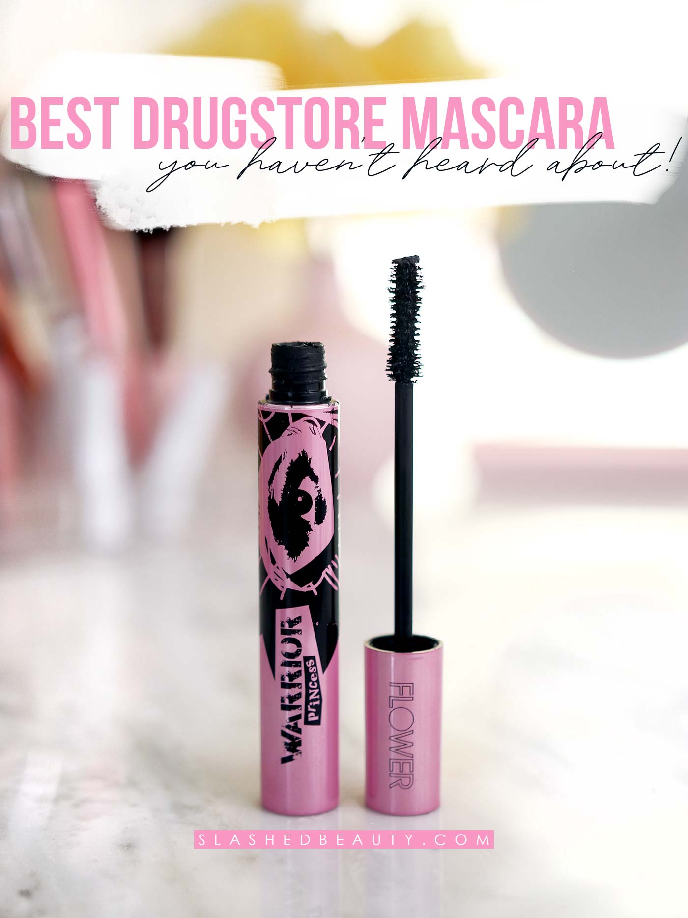 New Pick for Best Drugstore Mascara: Flower Beauty Warrior Princess Mascara Review | Slashed Beauty