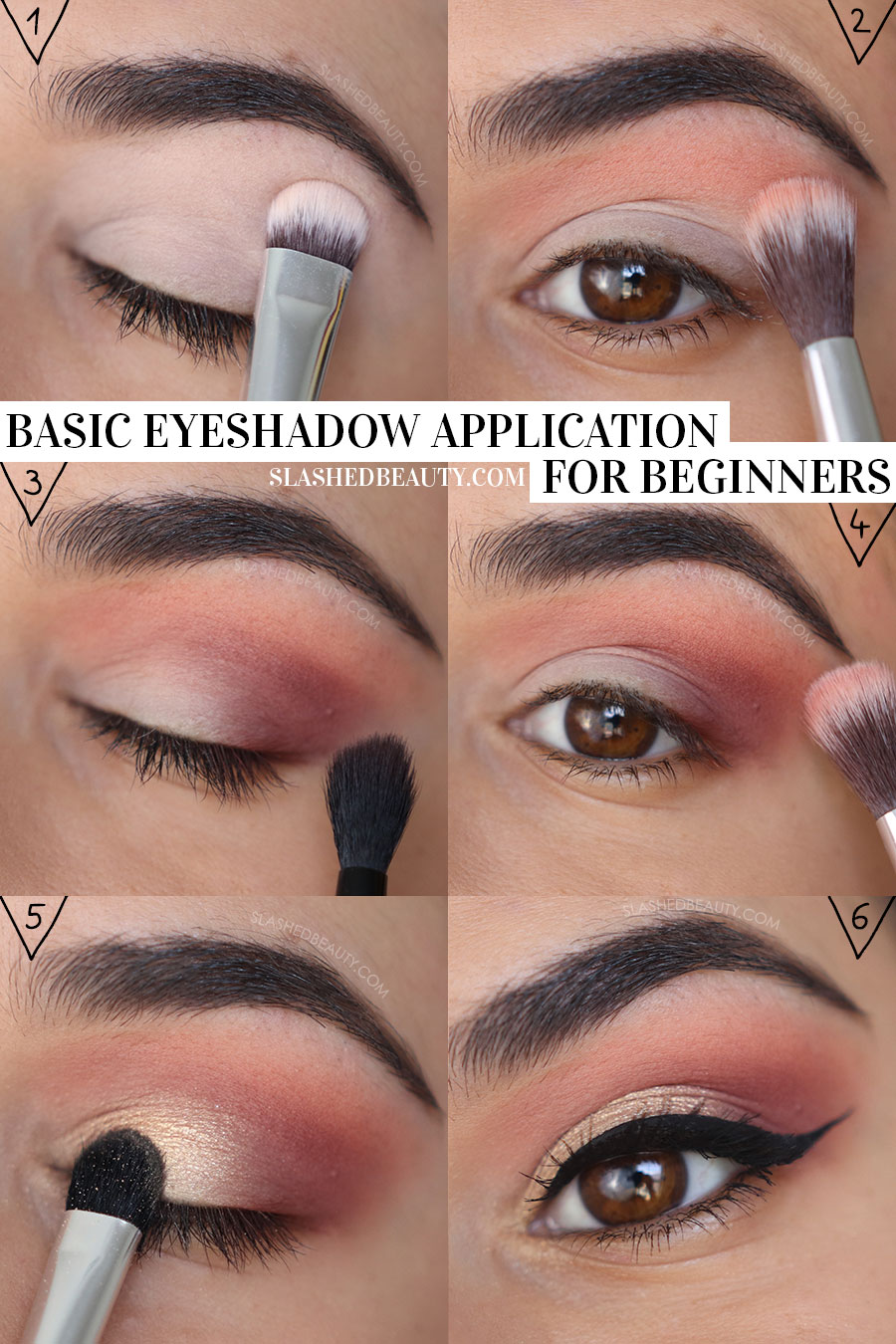 solopgang Pjece Op Easy Eyeshadow Tutorial for Beginners | Slashed Beauty