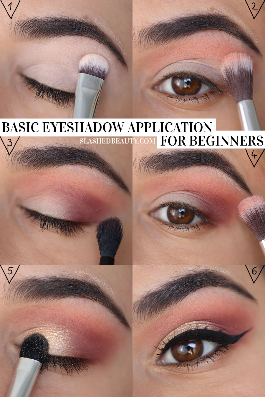 How To Do Eyeshadow Makeup For Beginners - Tutorial Pics