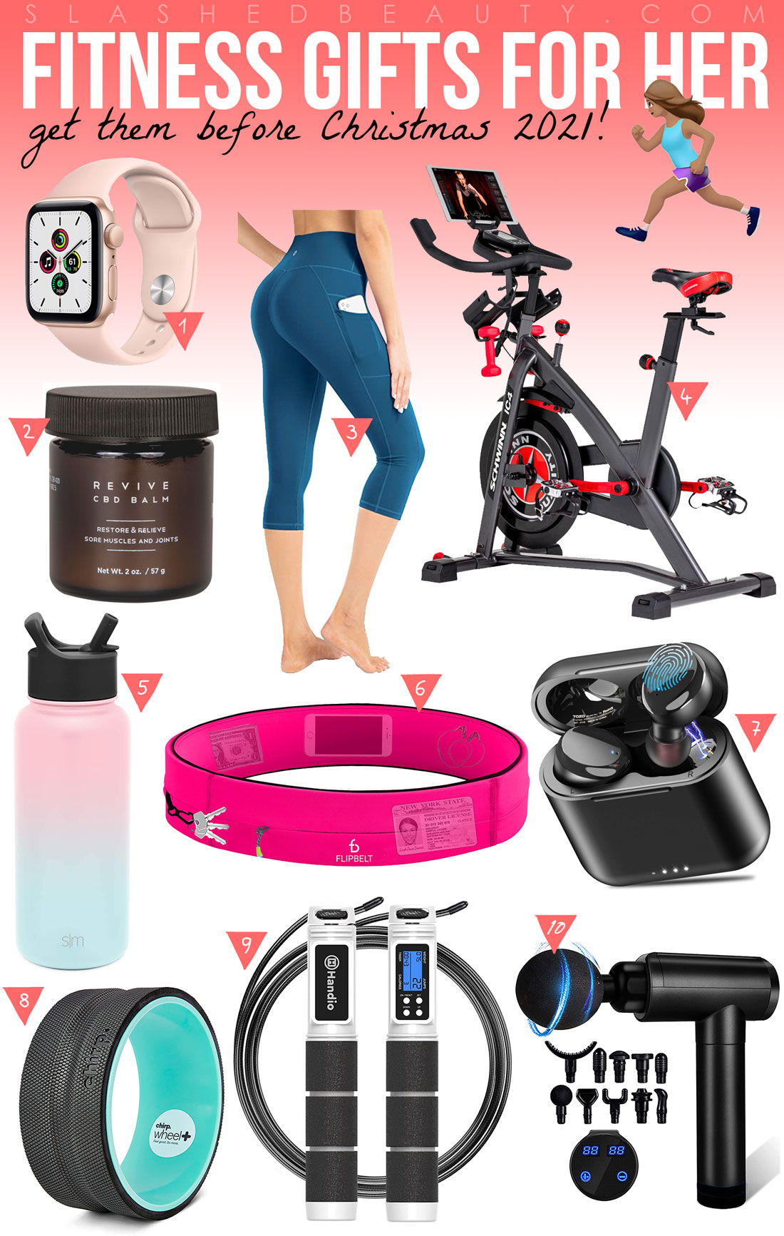 2021 Fitness Gift Guide: 10 Workout Gifts for Her | Gym Gifts 2020 | Gifts for Crossfitters | Slashed Beauty