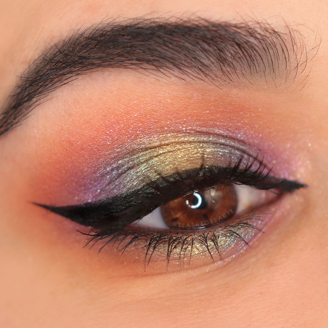 Eye look created with the L.A. Girl Festie Bestie Eyeshadow Palette | L.A. Girl Festie Bestie Eyeshadow Palette Swatches & Review | Slashed Beauty