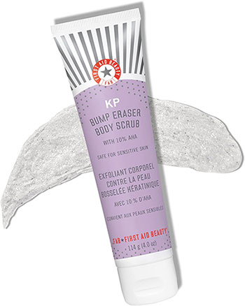 First Aid Beauty KP Bump Eraser Body Scrub | 10 Amazon Beauty Best Sellers Totally Worth the Hype ($40 & Under) | Slashed Beauty