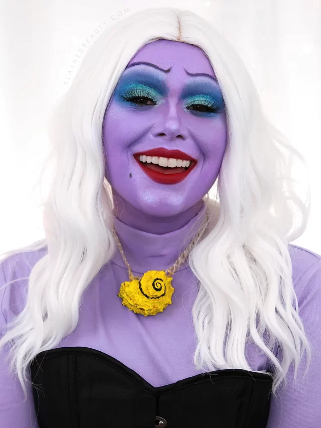 DIY Ursula Halloween Costume & Makeup Look