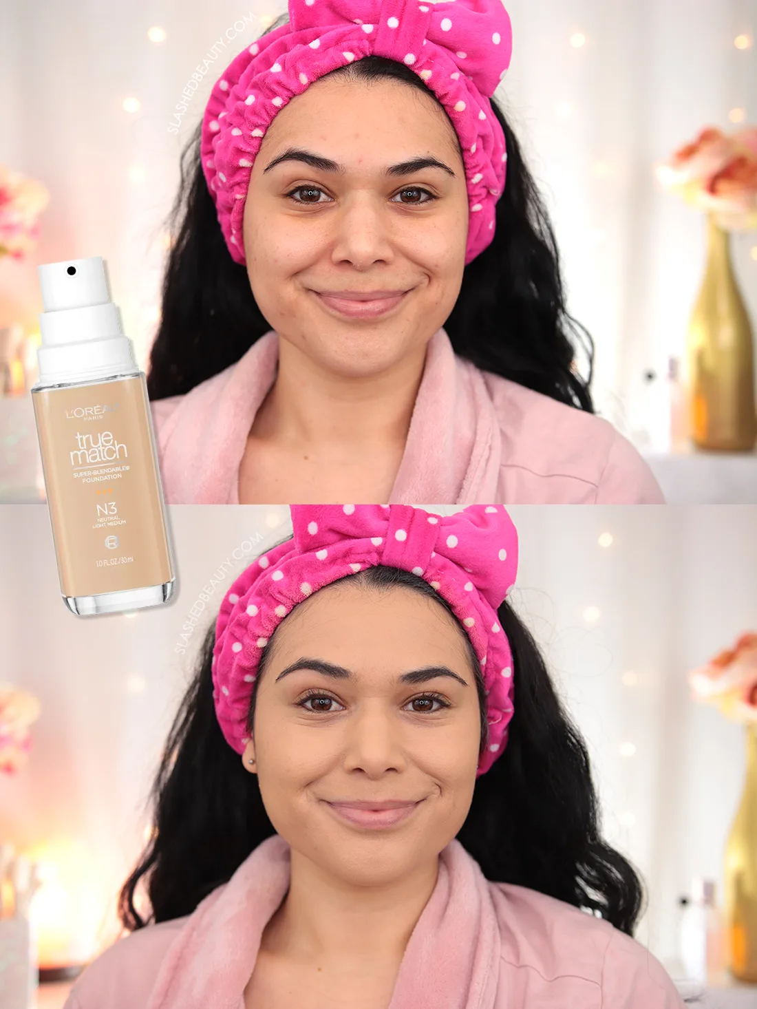 L'Oreal True Match Foundation Before and After Review | Slashed Beauty