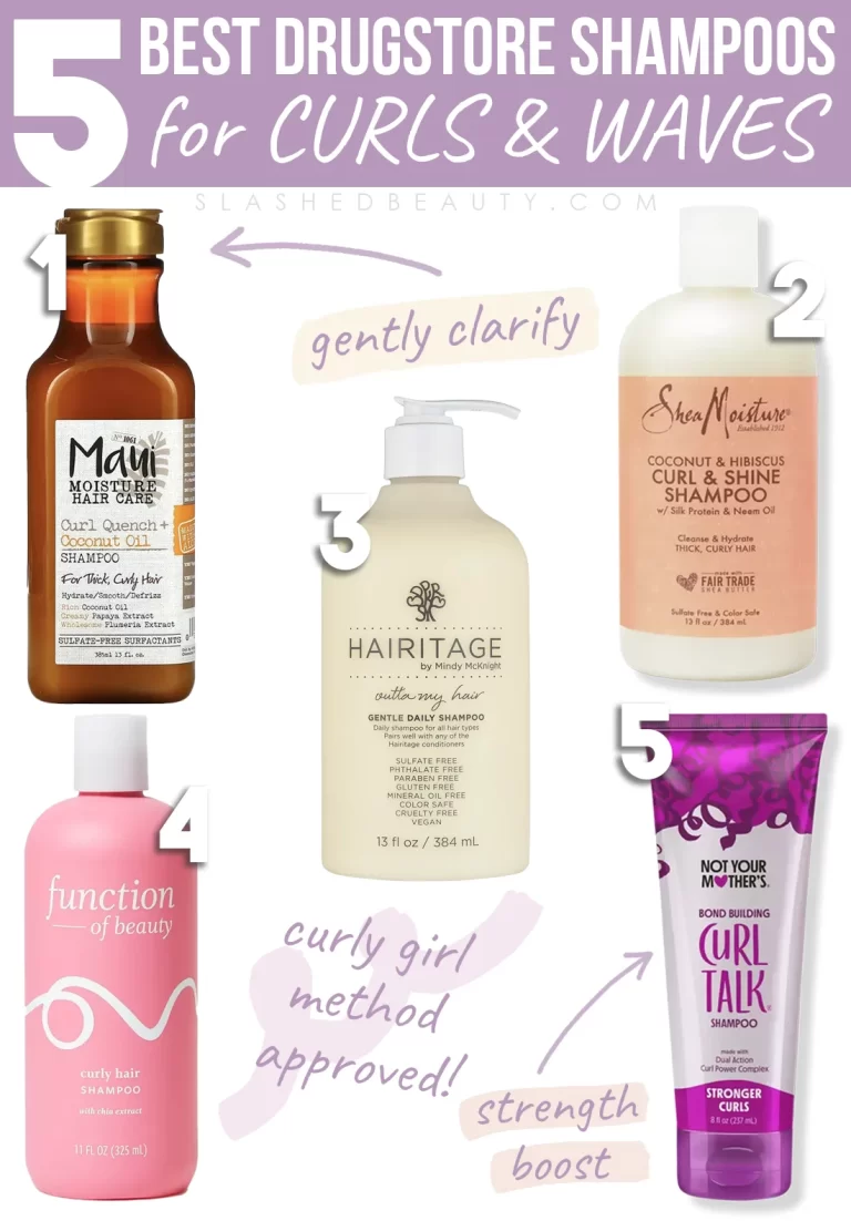 5 Best Drugstore Shampoos for Curly & Wavy Hair