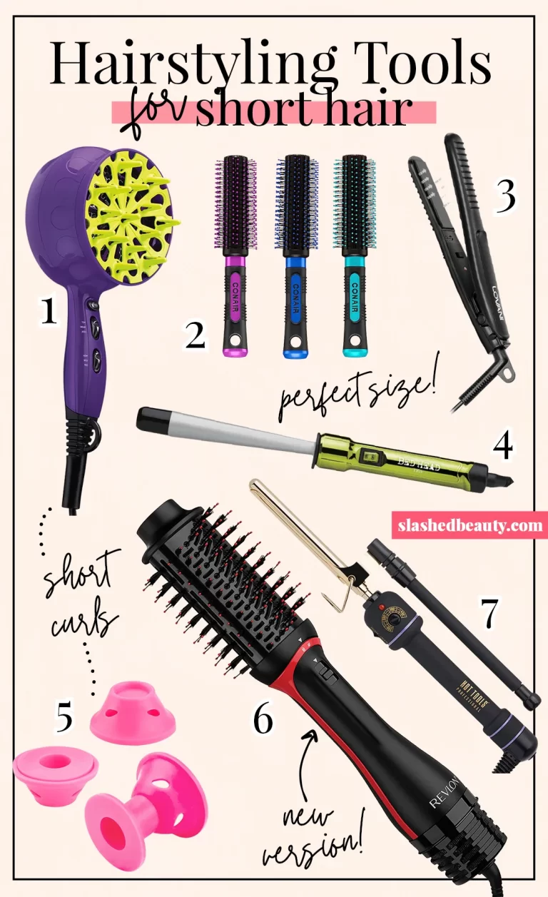 7 Helpful Hair Tools to Style Short Hair ($40 & Under!)