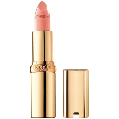 L'Oreal Colour Riche Satin Lipstick in Peach Fuzz | Color of the Year: Peach Fuzz Makeup | Slashed Beauty