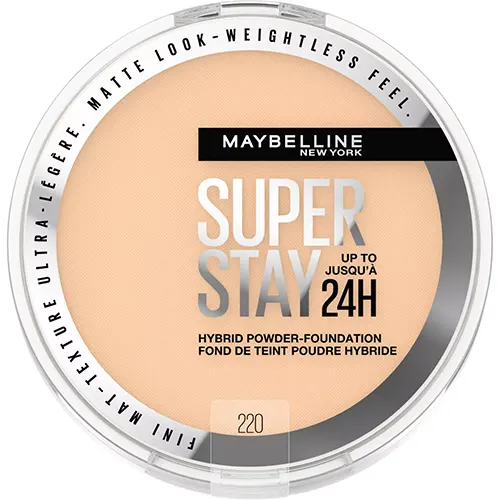Maybelline Super Stay 24HR Hybrid Powder Foundation | Top 4 Drugstore Powder Foundations Tested Before & After | Slashed Beauty