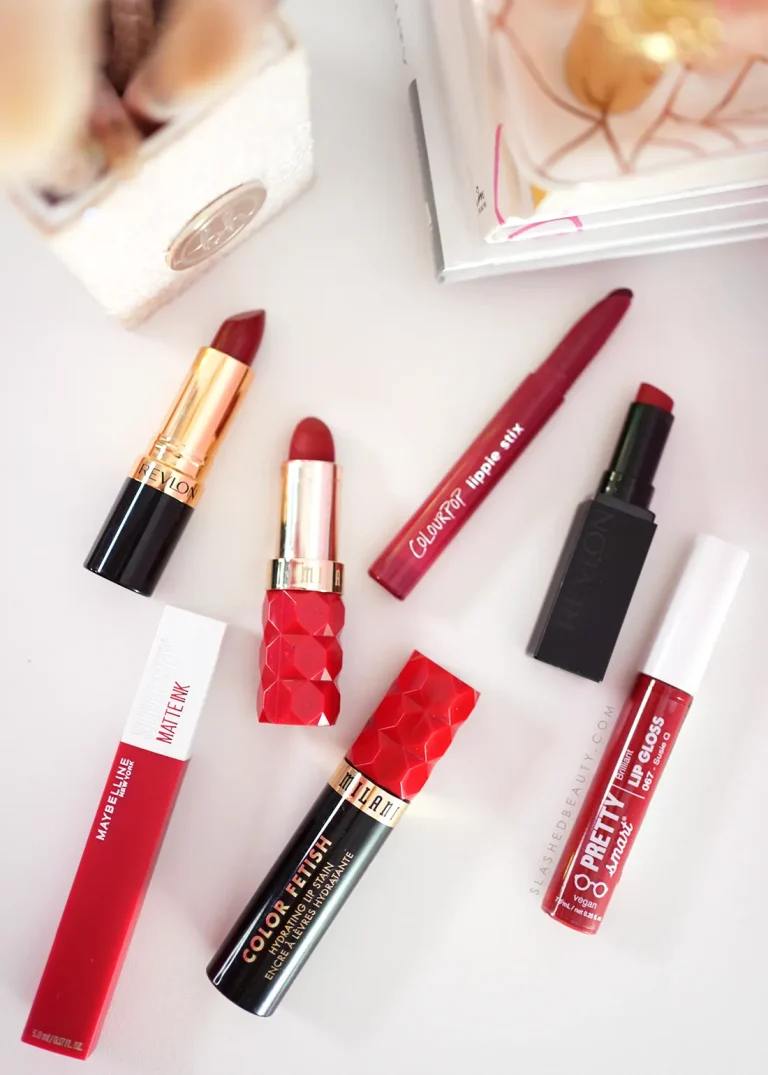 7 Stunning Drugstore Red Lip Colors Under $15