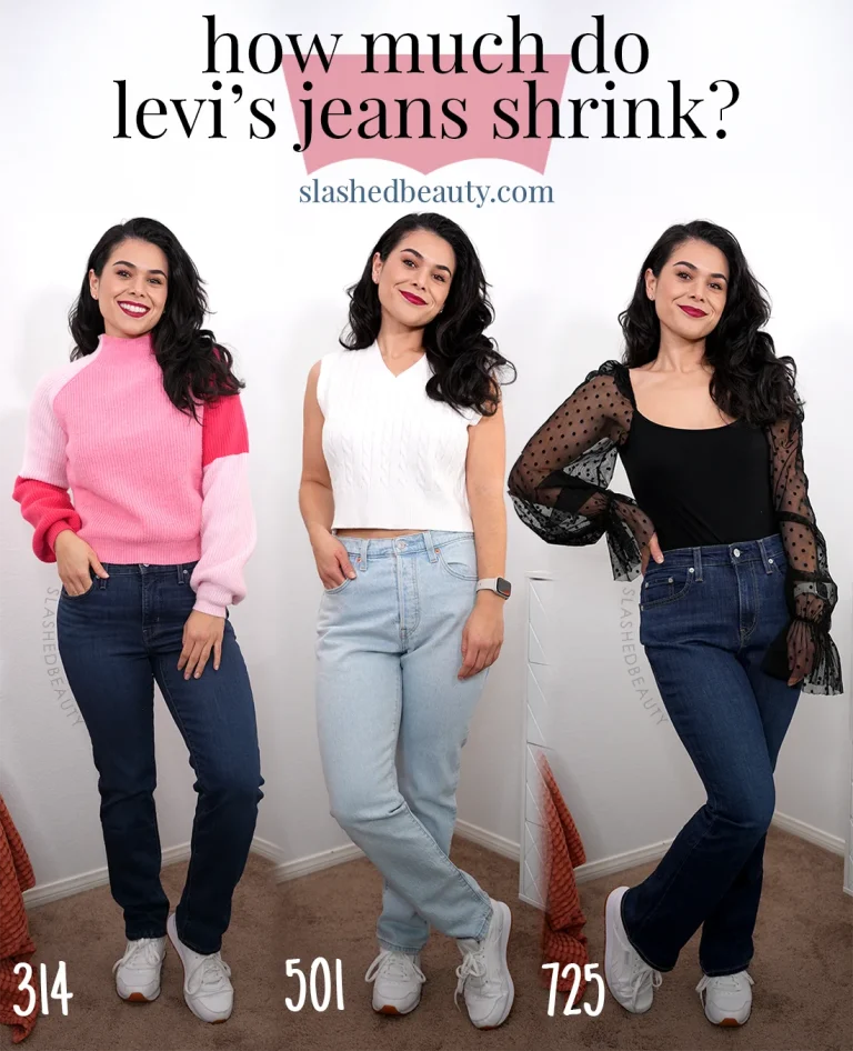 How Much Do Levi’s Jeans Shrink? Three Styles Tested!